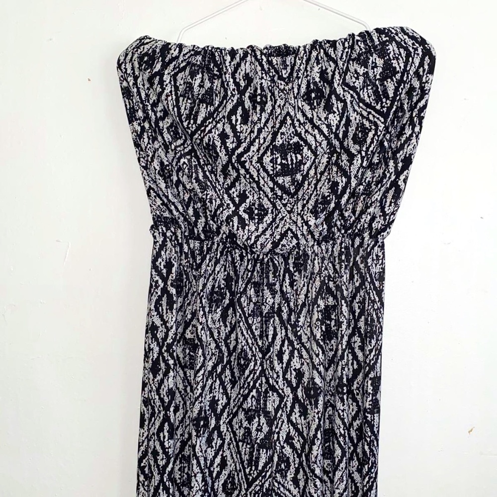 romper long pants bare shoulders